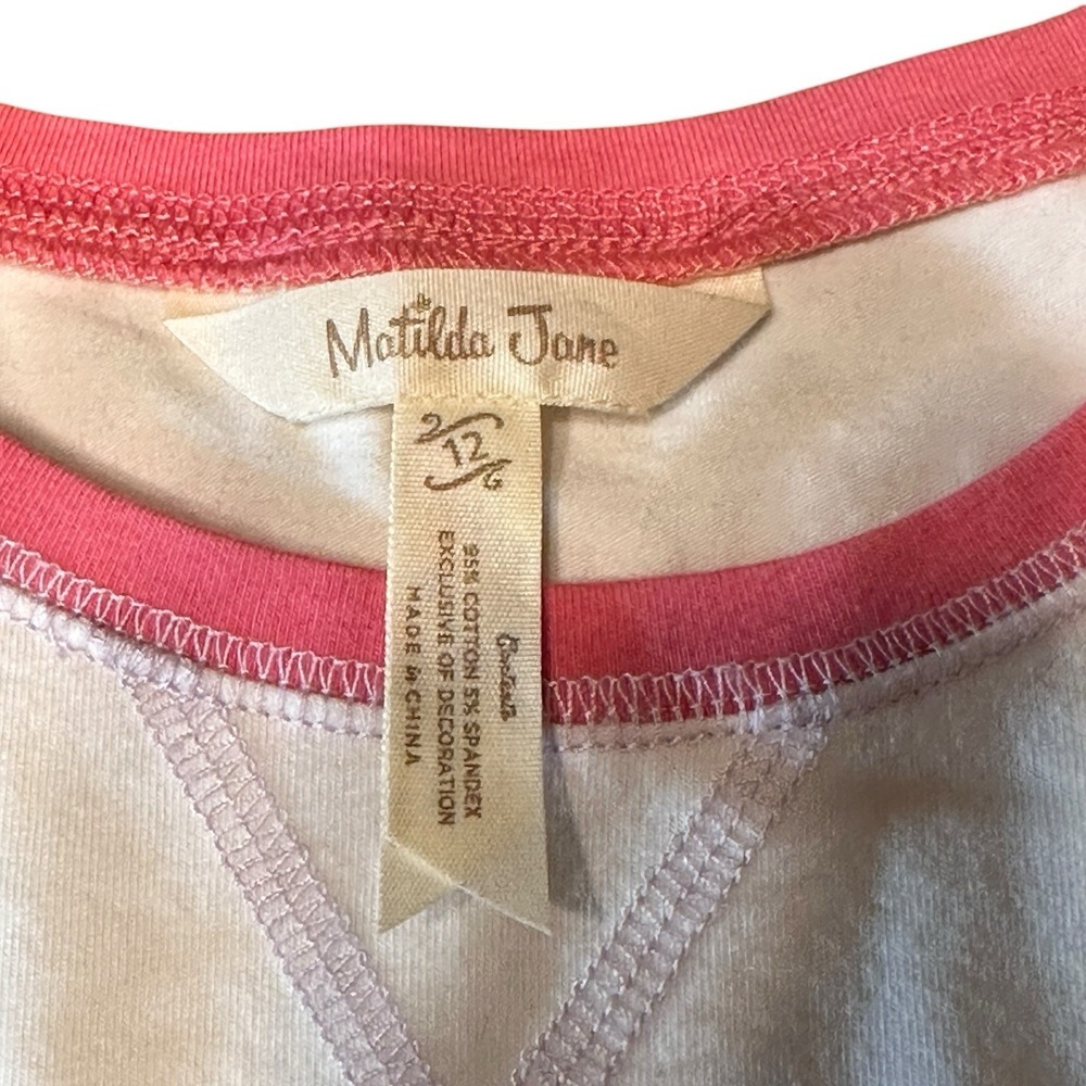 Girls MATILDA JANE Wonderment‎ Full of Wonder Tee size 12 NWOT Matching Hair Bow - Picture 2 of 7